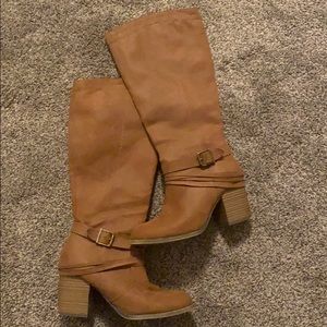 Brown Size 9 Knee High Boots